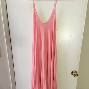 Pink all in one w/pockets.